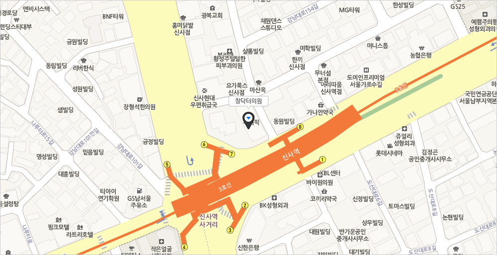 오시는길 지도